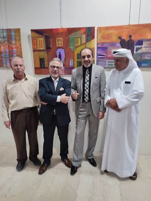 بمناسبة الإحتفال باليوم الوطني الـ 51 للإمارات العربية المتحدة..أقيم معرض بعنوان 51 لوحة من أجل الإنسانية ..- مشاركة: Mazen Arabi